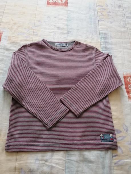 Chlapčenské tričko s dlhým rukávom na 6 rokov, 116