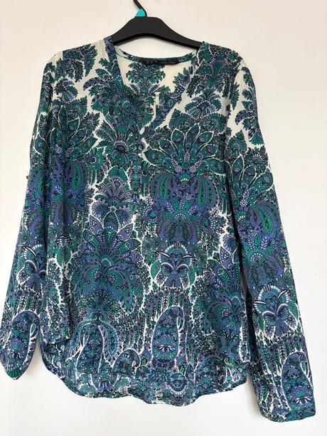 Zara uzasna boho tunika tricko top m, zara,m