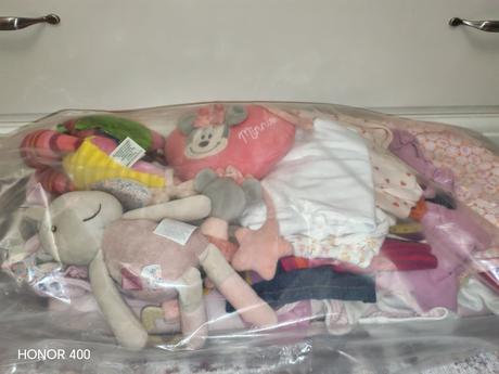 Balíček babygirl s perinkou, 19 kusov, 50–62