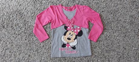 Tričko minnie - dvojitý efekt, disney,128