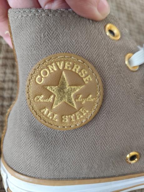 Hnedo -zlaté converse, converse,35