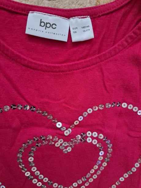 Ružové šaty, bonprix,140