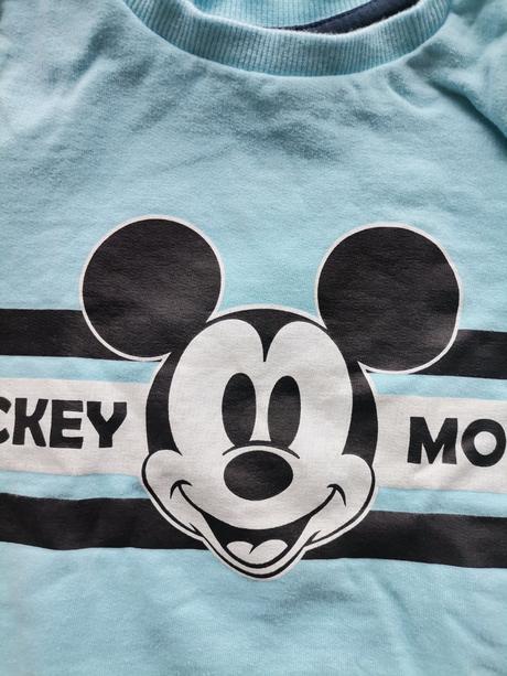 Chlapčenska mikina mickey bledomodrá, disney,80