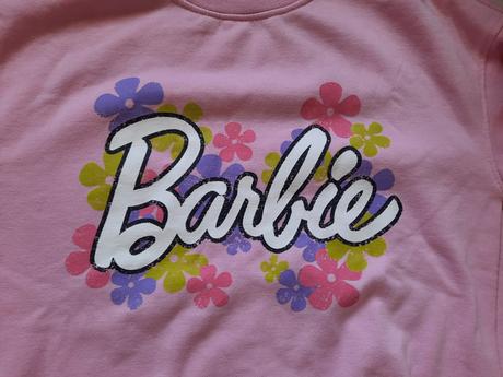 Bledoružová mikina barbie oversize xxs, primark,32