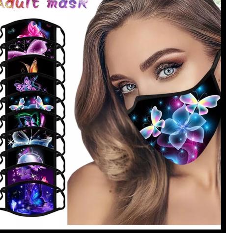 Prekrásne štýlové rúška,