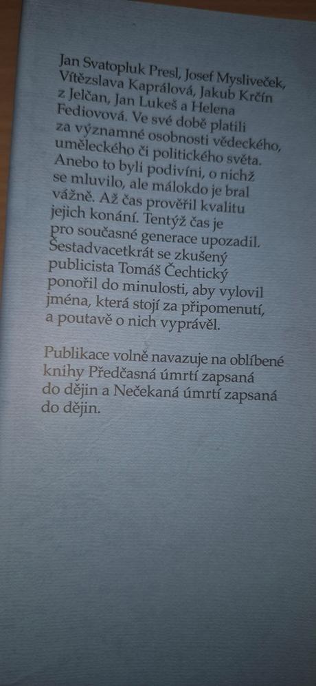 Tomáš čehtický - séria nečekané úmrtí a géniové, 