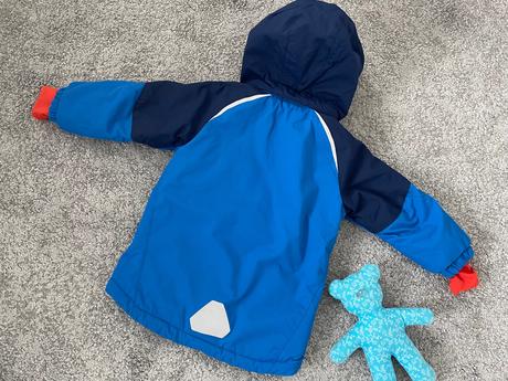 H&m bunda lyžiarska s kapucňou reflex.prvky 92, h&m,92