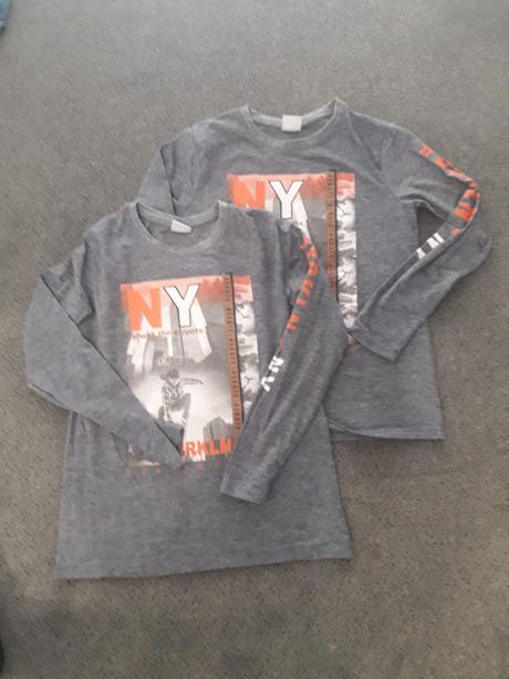 Tričko s dlhým rukávom 2 ks, 140