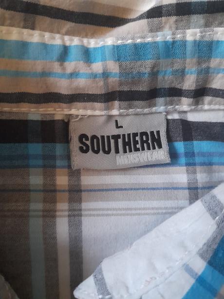 Biela kockovaná košeľa, l