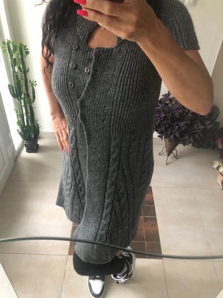 Zara predĺžený pletený svetrík/ vesta m, zara,m