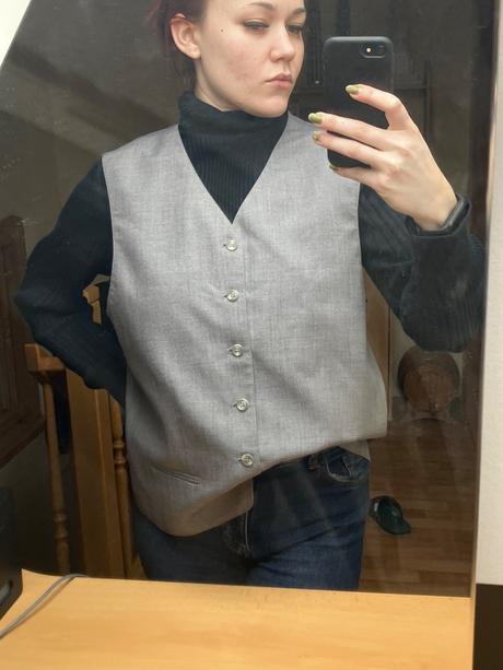 Vintage pánska vesta tailored aesthetic / ove, 50