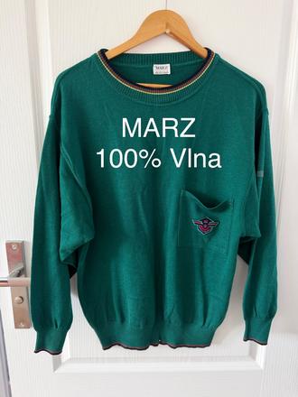 Skutočný vintage vlnený sveter märz münchen,