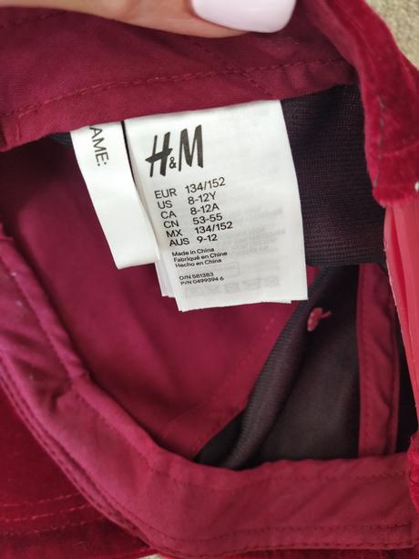 Šiltovka semišové hm, h&m,134