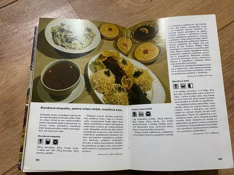 Retro stará obrazová kuchárka anna vydrová,