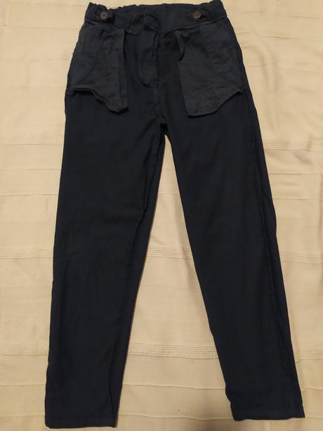 Plátené nohavice zn.zara 134cm/9r., zara,134