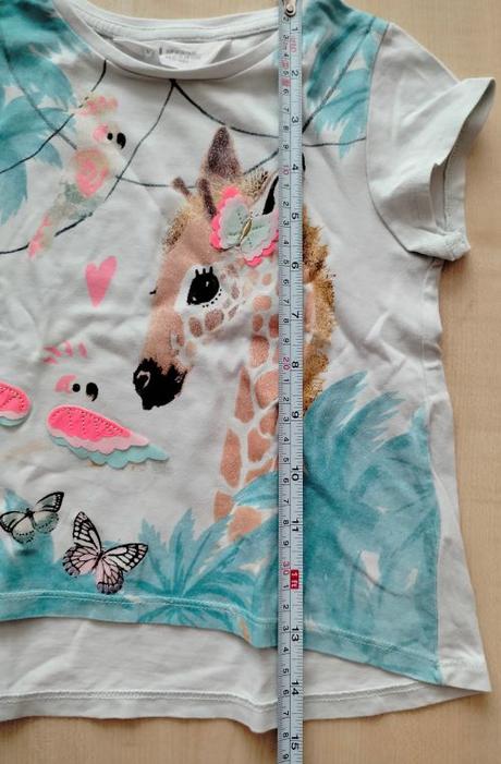 Tričko žirafka, h&m,92