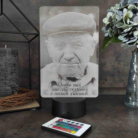 Spomienková led lampa,