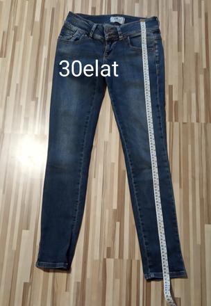 Elastrické rifľové nohavice 30, 30