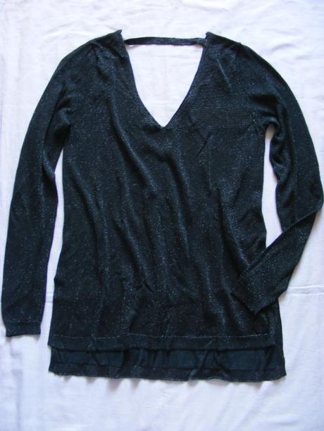 Trblietavý top - pulover - xs/s, 34 / 36 / s / xs