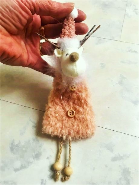 Vianočný naturálny sobík,