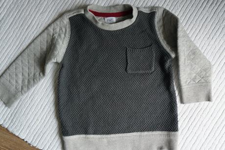 Sedy pulovrik, dlhy rukav, velkost 92, f&f,92