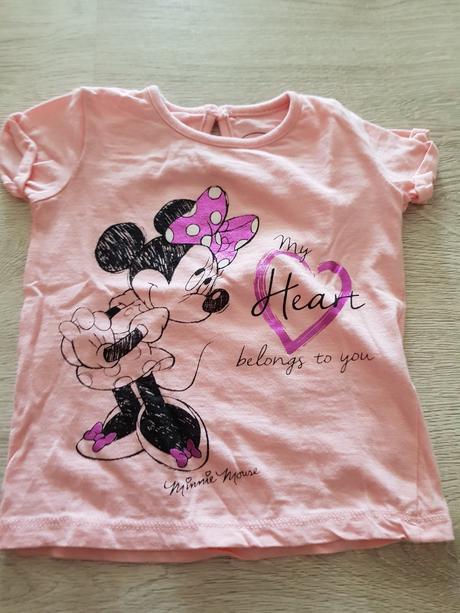 Tričko minie 9-12mesiacov, f&f,80