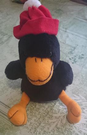 Plyšový havran, 30 cm, 