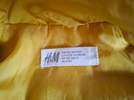Tenučká bundička, h&m,152