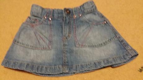 Riflová suknička, h&m,98