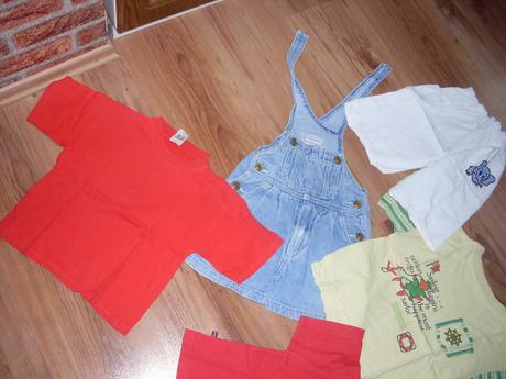 Cena spolu-balík tričká /tričko a kraťasy na 1-3 r, 86–98