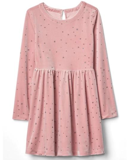 Zamatové hviezdičkové šaty gap usa, gap,104 - 146