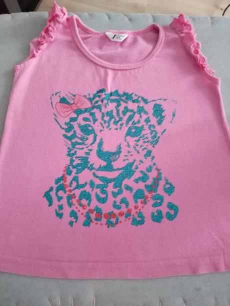 Krasne tricko s tigrikom 86/92/98, pepco