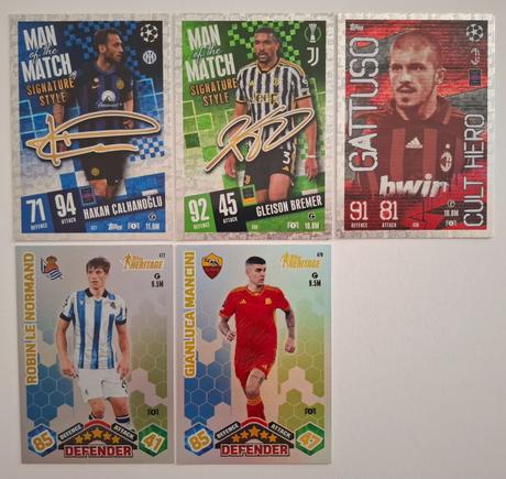 Futbalové karty topps match attax 2023/2024 (2), 