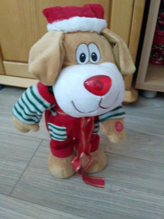 Vianocny plysak hudobny, 