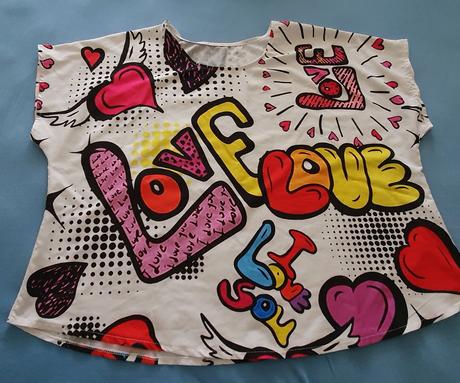 Crop blúzka do sukňou pre moletky, xxl