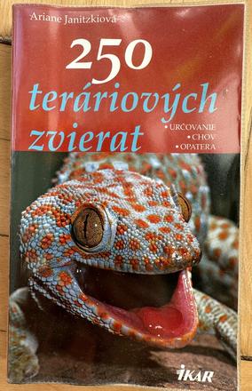 Kniha 250 teráriových zvierat ariane janit.za 5eur,