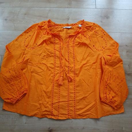 Oranžová letná košeľa/blúzka, tchibo,46