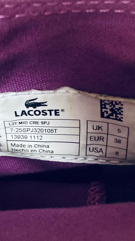 Lacoste 38, lacoste,38