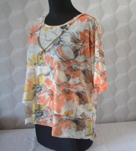 Asymetrická blúzka-tričko veľ. xl, xl