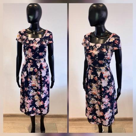 Dámske šaty kvetinové, xl