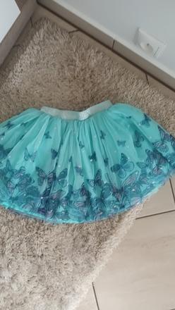 Krásna suknička s motýlikmi, 128