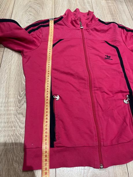 Krasna ruzova mikina adidas, adidas,l