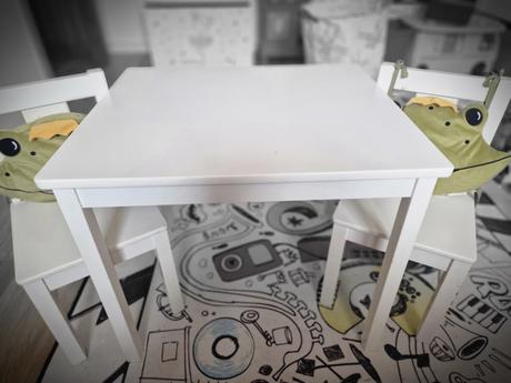 Detsky stolik s 2 stolickami ikea, 