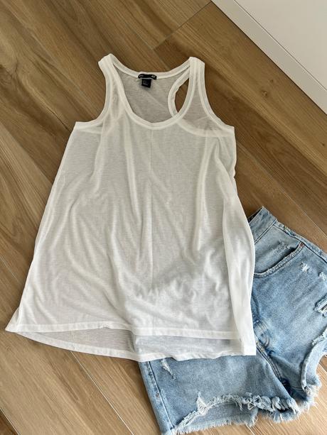 Biele tielko h&m, h&m,s