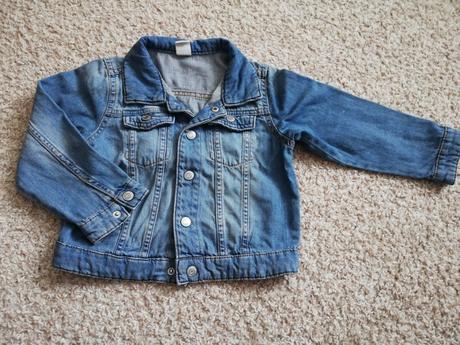 Riflová bundicka, h&m,104