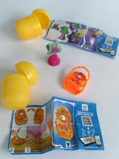 Hračky skákajuce z kinder vajíčka, surprise,