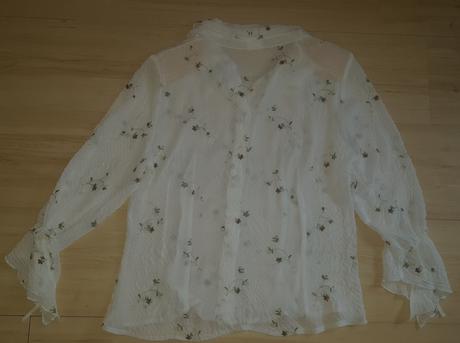 Biela vyšívaná blúzka, 42