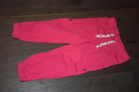 Nadherne nohavice s ceresnickami z tenkej bavlny, 110