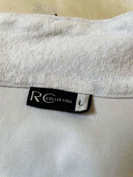 Froté zamat mikina na zips, l