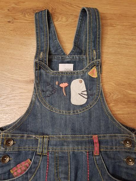 Šatová suknička s mačkou, next,116